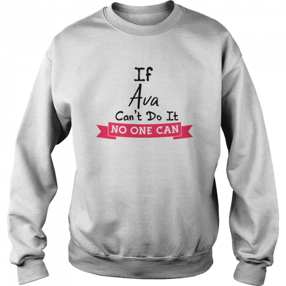 Birthday Idea Named Ava Girls Personalized Avas Sweatshirt